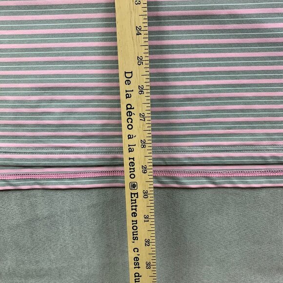 Ralph Lauren RLX Mens Shirt XL Pink Gray Striped Polo Golf Stretch Performance - Picture 6 of 8
